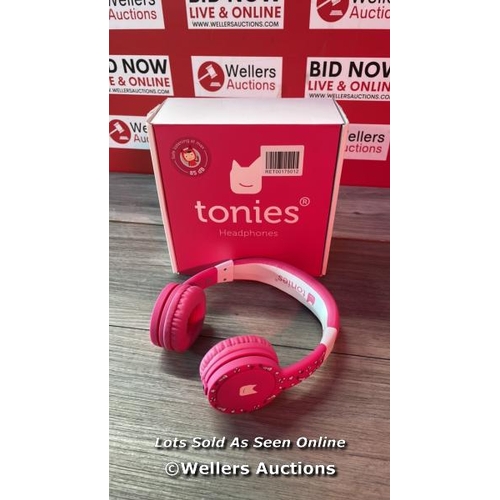 7065 - TONIES ON-EAR CHILDREN'S HEADPHONES, PINK / MINIMAL SIGNS OF USE / UNTESTED / G11