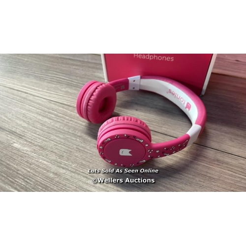 7065 - TONIES ON-EAR CHILDREN'S HEADPHONES, PINK / MINIMAL SIGNS OF USE / UNTESTED / G11