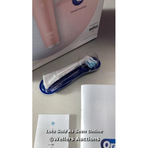 7070 - ORAL-B IO6 ELECTRIC TOOTHBRUSH, PINK / APPEARS NEW OPEN BOX / G11