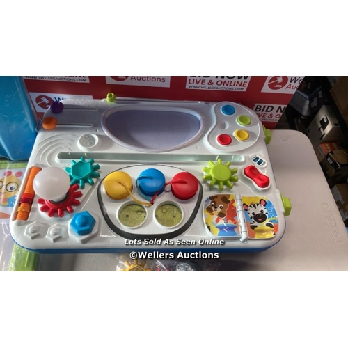 7077 - BABY EINSTEIN CURIOSITY TABLE ACTIVITY STATION TOY / MINIMAL SIGNS OF USE / DAMAGED / G6