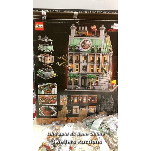 7124 - LEGO THE INFINITY SAGA SANCTUM SANCTORUM - 76218 / SEE IMAGES FOR CONTENTS  & SEALED BAGS (1-18) / G... 