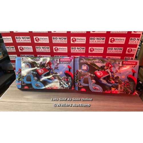 7126 - 2X CARRERA MARIO KART SETS / SEE IMAGES / G8