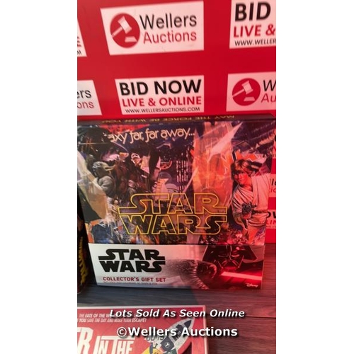 7128 - 3X INCL. STAR WARS GITFT SET, DANGER IN THE DEEP ESCAPE ROOM & ZILLIONAIRES ON MARS / SEE IMAGES / G... 