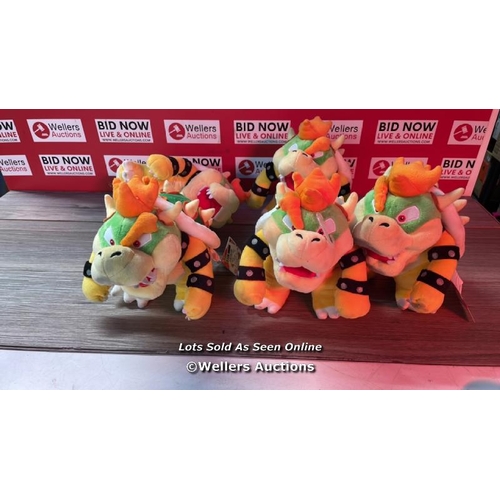 7177 - 5X SUPER MARIO PLUSH TOYS / SEE IMAGES / H14