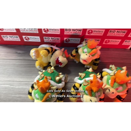 7177 - 5X SUPER MARIO PLUSH TOYS / SEE IMAGES / H14