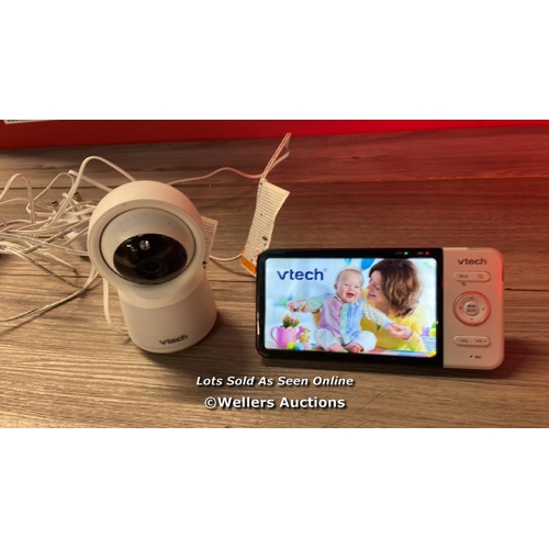 7178 - VTECH VM819 2.8INCH DIGITAL VIDEO BABY MONITOR WITHOUT ADJUSTABLE CAMERA / POWERS UP / SIGNS OF USE ... 