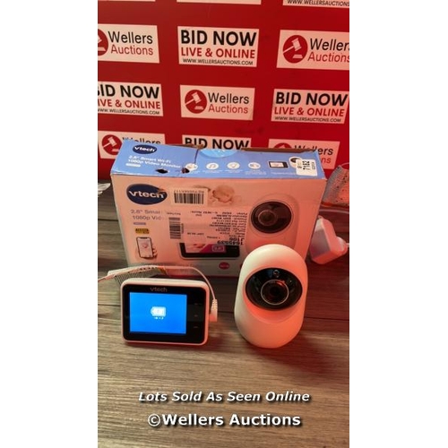 7182 - VTECH RM2751 2.8INCH SMART WI-FI BABY MONITOR / POWERS UP / SIGNS OF USE / H15