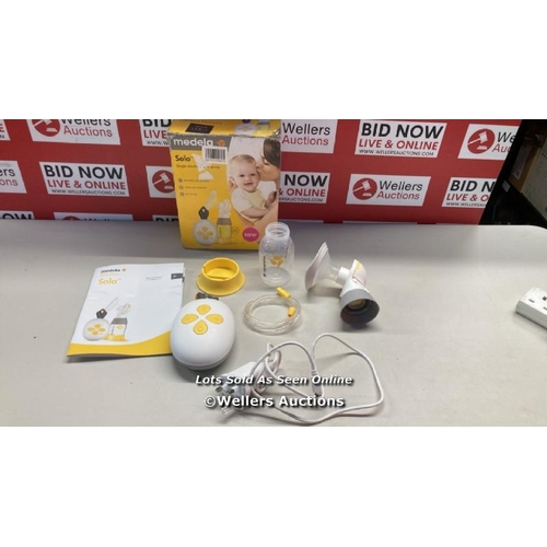 7185 - MEDELA SOLO SINGLE ELECTRIC BREAST PUMP / POWERS UP / SIGNS OF USE / H15