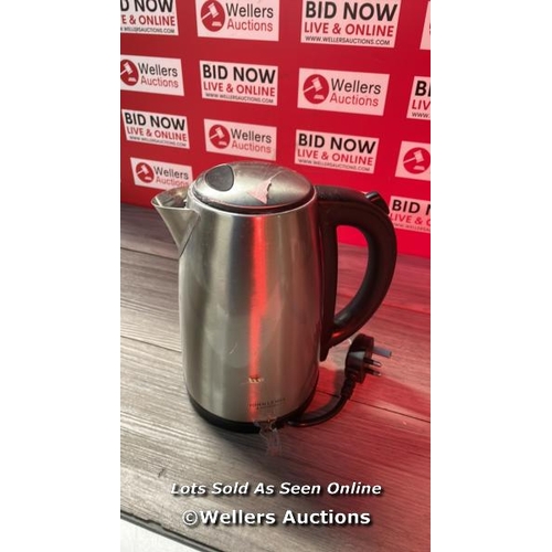 7196 - JOHN LEWIS ANYDAY JLK093 1.7L KETTLE, SILVER / UNTESTED / SIGNS OF USE / H17