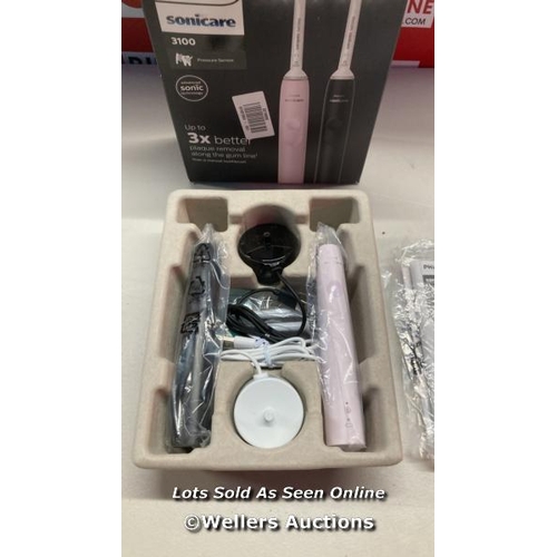 7206 - PHILIPS SONICARE HX3675/15 SERIES 3100 ELECTRIC TOOTHBRUSH / APPEARS NEW OPEN BOX / H18