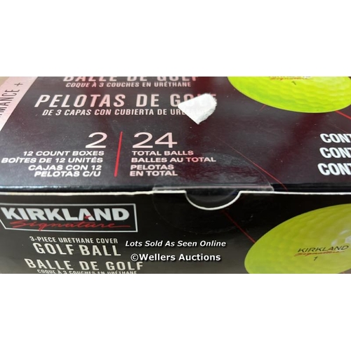 KIRKLAND SIGNATURE GOLF BALLS YELLOW / NEW & SEALED / E59