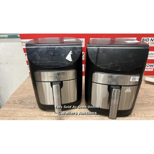 335 - 2X GOURMIA 6.7L DIGITIAL AIR FRYER / C2