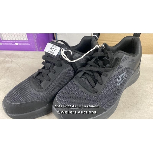 417 - GENTS NEW SKECHERS ARCH COMFORT TRAINERS / UK 7