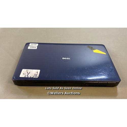 9502 - DELL INSPIRON 1545 / 3GB RAM / 256GB HD / INTEL CORE 2 DUO T5800 @ 2.0GHZ / ST: J7KF7H1  / RELOADED ... 