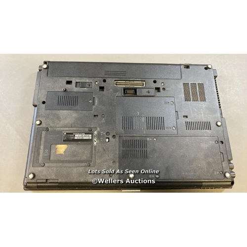 9516 - HP ELITEBOOK 8540P / HD REMOVED / INTEL I5 PROCESSOR / SN: CND02814K5 - CHASSIS DAMAGED