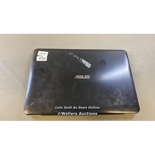 9520 - ASUS X555Q / 8GB RAM / 250GB HD / AMD A12-9700P @ 2.50GHZ  / RELOADED WITH WINDOWS 10 OPERATING SYST... 