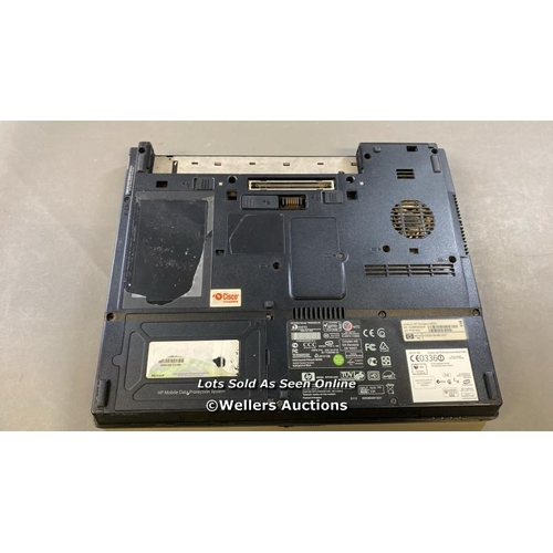 9524 - HP COMPAQ NC6220 / HD REMOVED / SN: HUB6080SMF - MISSING BATTERY