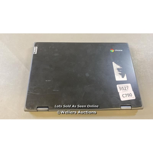 9527 - LENOVO CHROMEBOOK / 81MB / SN: PF2PH8VG / RESTORED TO FACTORY DEFAULTS AND POWER UP TESTED