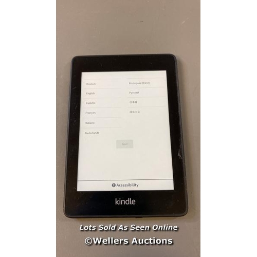 9559 - AMAZON KINDLE PAPERWHITE / PQ94WIF / RESTORED TO FACTORY DEFAULTS