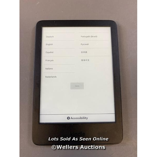 9560 - AMAZON KINDLE / 11TH GEN (2022) / C2V2L3 / RESTORED TO FACTORY DEFAULTS