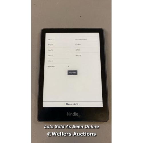 9561 - AMAZON KINDLE PAPERWHITE / 11TH GEN / M2L3EK / RESTORED TO FACTORY DEFAULTS