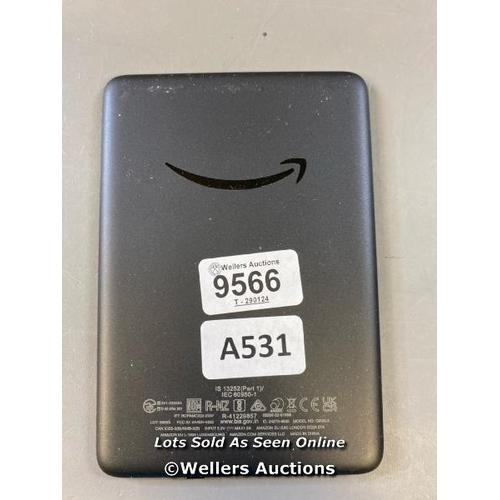 9566 - AMAZON KINDLE / 11TH GEN (2022) / C2V2L3 / RESTORED TO FACTORY DEFAULTS