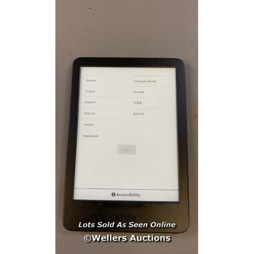 9569 - AMAZON KINDLE / 11TH GEN (2022) / C2V2L3 / RESTORED TO FACTORY DEFAULTS