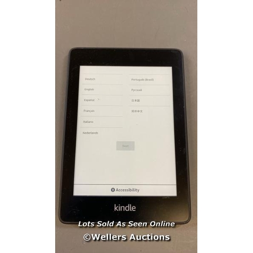 9570 - AMAZON KINDLE PAPERWHITE / PQ949EY / RESTORED TO FACTORY DEFAULTS