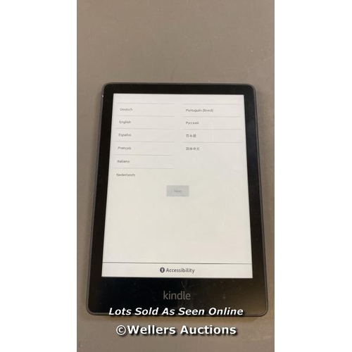 9571 - AMAZON KINDLE PAPERWHITE / 11TH GEN / M2L3EK / RESTORED TO FACTORY DEFAULTS