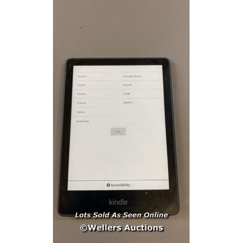 9574 - AMAZON KINDLE PAPERWHITE / 11TH GEN / M2L3EK / RESTORED TO FACTORY DEFAULTS