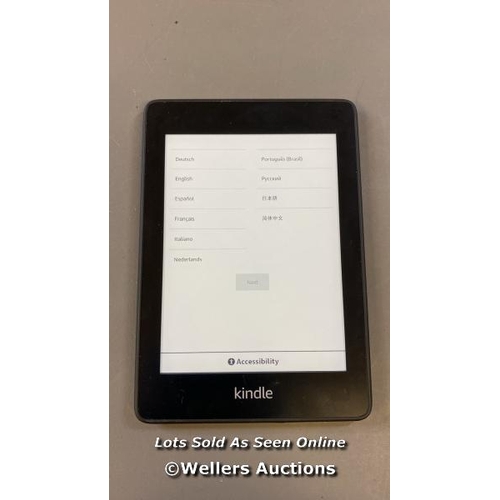 9575 - AMAZON KINDLE PAPERWHITE / PQ94WIF / RESTORED TO FACTORY DEFAULTS