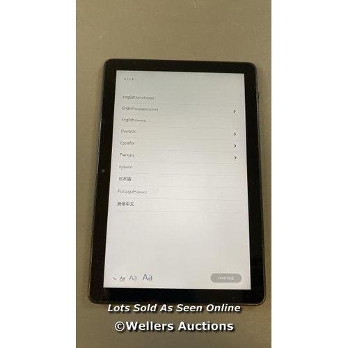 9588 - AMAZON FIRE HD 10 10.1'' (2021) / T76N2B / RESTORED TO FACTORY DEFAULTS