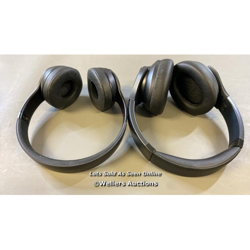 9608 - X1 APPLE BEATS SOLO3 A1796 AND X1 ANKER SOUNDCORE Q20 HEADPHONES