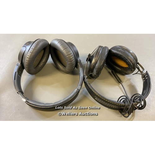 9612 - X1 SONY WH-CH700N HEADPHONES AND X1 SENNHEISER MOMENTUM HEADPHONES