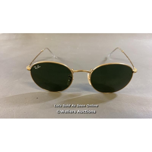 9751 - RAY-BAN RB3447 ROUND METAL SUNGLASSES