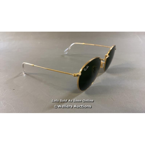 9751 - RAY-BAN RB3447 ROUND METAL SUNGLASSES