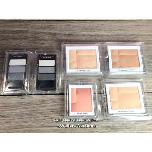 8234 - 6X ASSORTED NEW CLARINS PARIS POWDER FOUNDATION  / G3