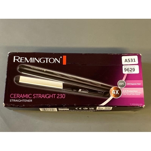 9629 - REMINGTON CERAMIC STRAIGHT 230 HAIR STRAIGHTENER