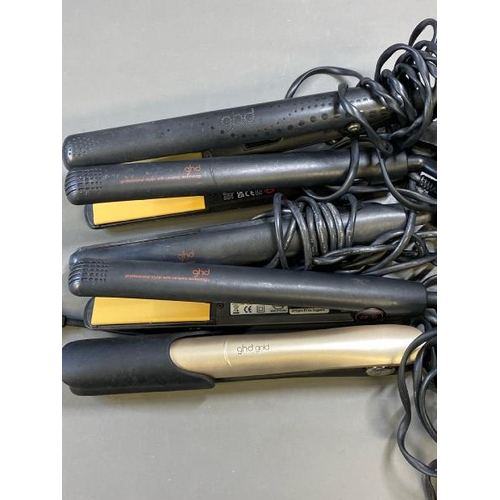 9630 - X5 GHD HAIR STRAIGHTENERS INCL. GHD GOLD