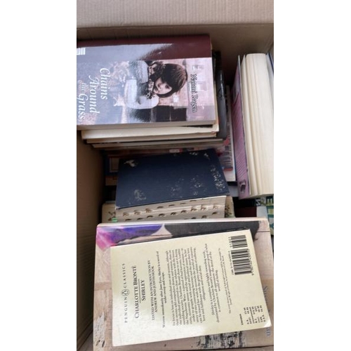 39 - BOX OF ASSORTED BOOKS, VARIOUS TITLES AND GENRES, CONTAINER NO: 10030 / LOT LOCATION: WEYBRIDGE (KT1... 