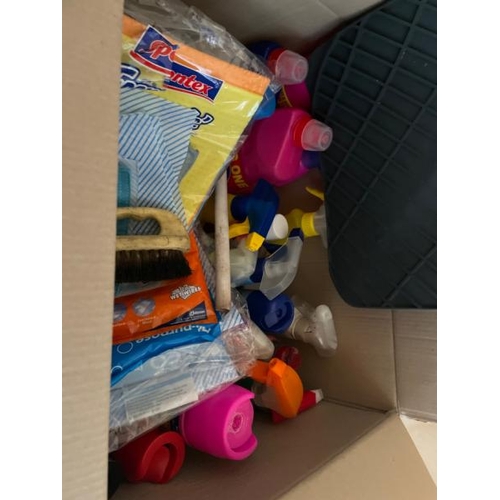 40 - BOX OF UNDER THE SINK CLEANING PRODUCTS, CONTAINER NO: 10030 / LOT LOCATION: WEYBRIDGE (KT13)