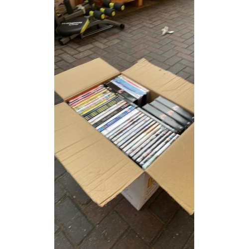 62 - BOX OF ASSORTED DVDS, VARIOUS TITLES, CONTAINER NO: 10030 / LOT LOCATION: WEYBRIDGE (KT13)