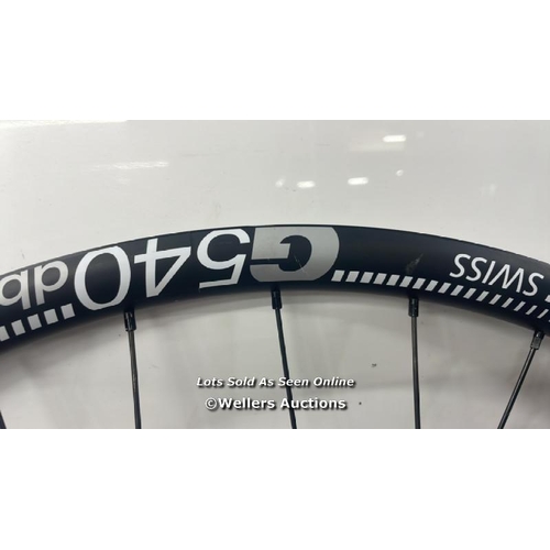 8024 - DT SWISS G540DB WHEEL / APPEARS UNUSED, SLIGHT SCUFF / RRP �189.99 / P6