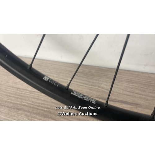 8028 - BIKE WHEEL WITH DT SWISS SPOKES AND NIPPLES / MINIMAL SIGNS OF USE / P6