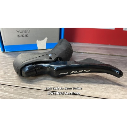 8045 - SHIMANO 105 ST-R7020-L DUAL CONTROL LEVER / MINIMAL SIGNS OF USE, COULD BE NEW, OPEN BOX / G28