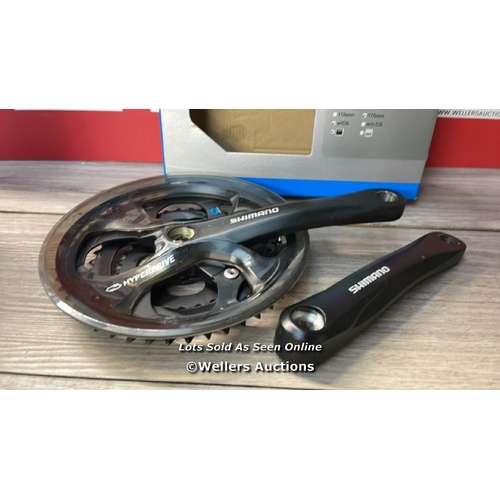 8046 - SHIMANO FC-M361 FRONT CHAINWHEEL / MINIMAL SIGNS OF USE / COULD BE NEW, OPEN BOX / G28