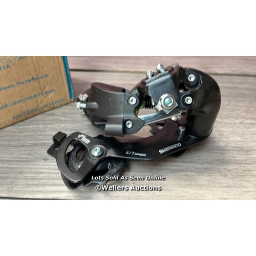 8049 - SHIMANO TOURNEY REAR DERAILLEUR / APPEARS NEW, OPEN BOX / G28