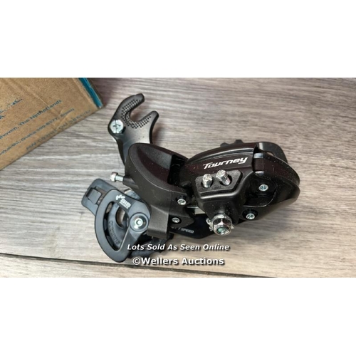 8049 - SHIMANO TOURNEY REAR DERAILLEUR / APPEARS NEW, OPEN BOX / G28