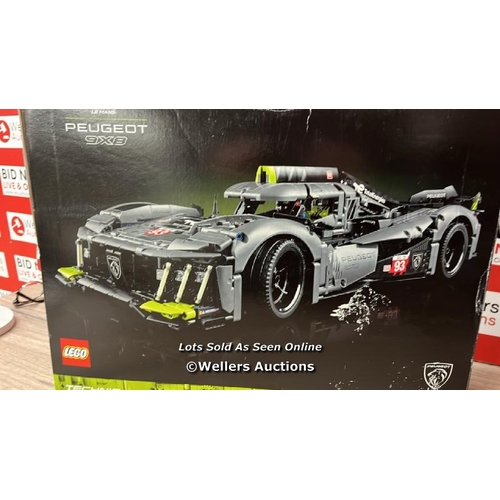 8150 - LEGO TECHNIC PEUGEOT 9X8 24H LE MANS HYBRID HYPERCAR - 42156 / APPEARS NEW & OPEN BOX / SEE IMAGES F... 