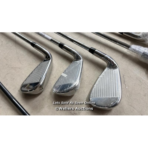 8152 - COBRA GOLF SET / COMPLETE SET OF 10 CLUBS / ALL APPEAR NEW WITH FILM WRAPPER / DAMAGED BOX / WITHOUT... 